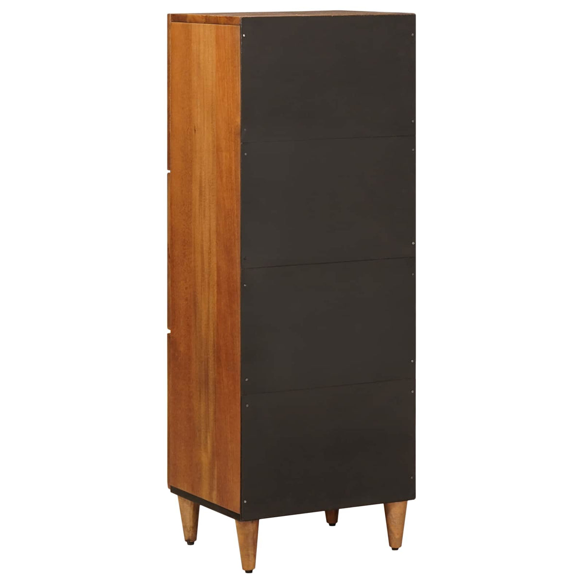 vidaXL Highboard Walnut 40 x 33 x 110 cm Solid Mango Wood