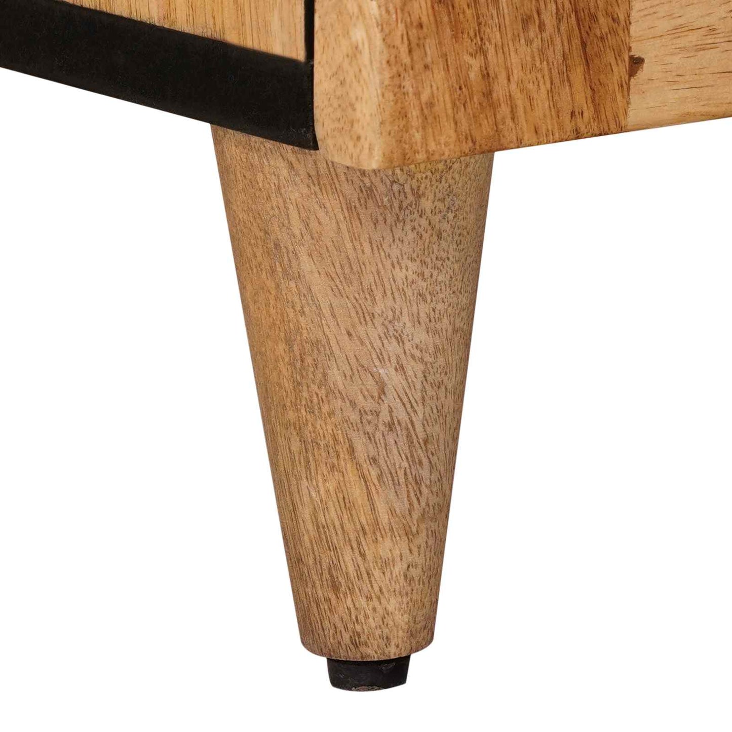 vidaXL Sideboard Natural 60 x 33 x 75 cm Solid Mango Wood
