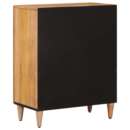 vidaXL Sideboard Natural 60 x 33 x 75 cm Solid Mango Wood