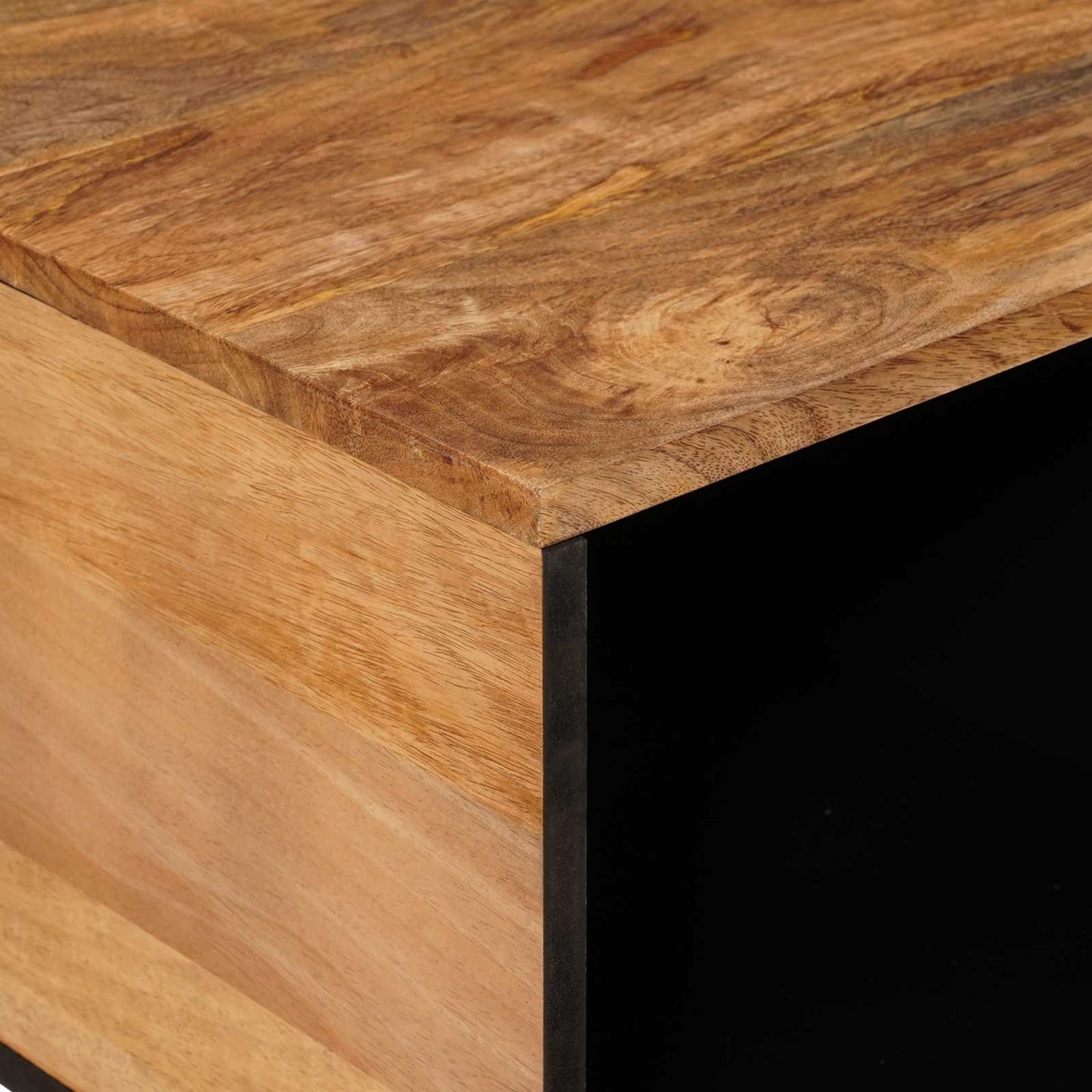 vidaXL Coffee Table Natural 80 x 50 x 40 cm Solid Mango Wood