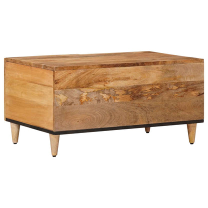 vidaXL Coffee Table Natural 80 x 50 x 40 cm Solid Mango Wood