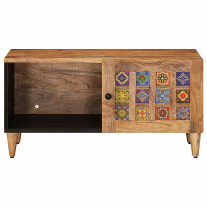 vidaXL Coffee Table Natural 80 x 50 x 40 cm Solid Mango Wood