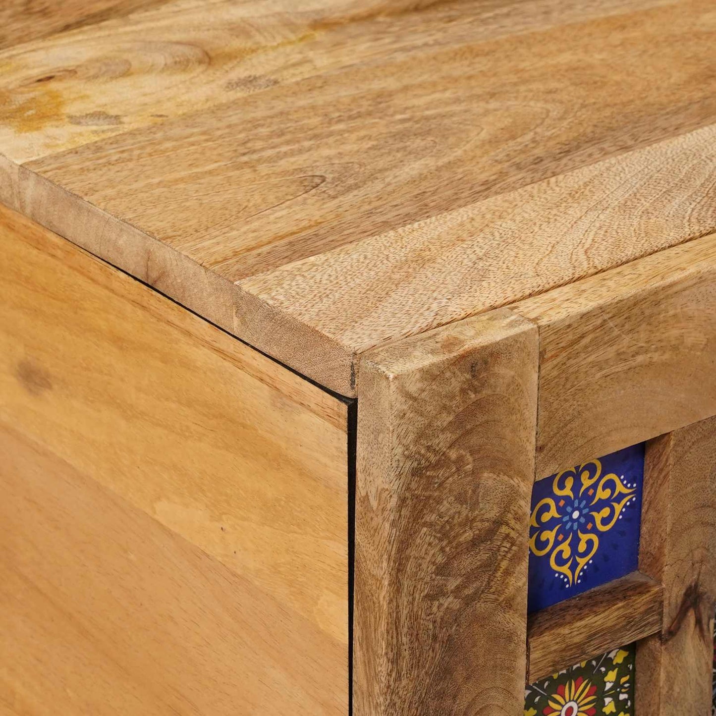 vidaXL Coffee Table Natural 80 x 50 x 40 cm Solid Mango Wood