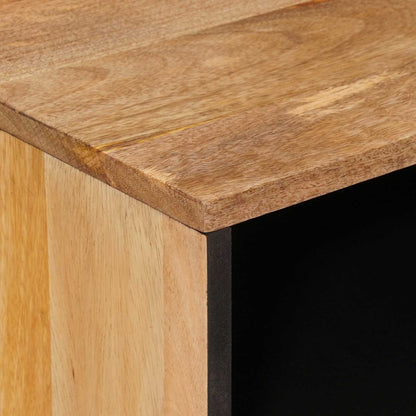 vidaXL Bedside Cabinet Natural 50 x 33 x 62 cm Solid Mango Wood