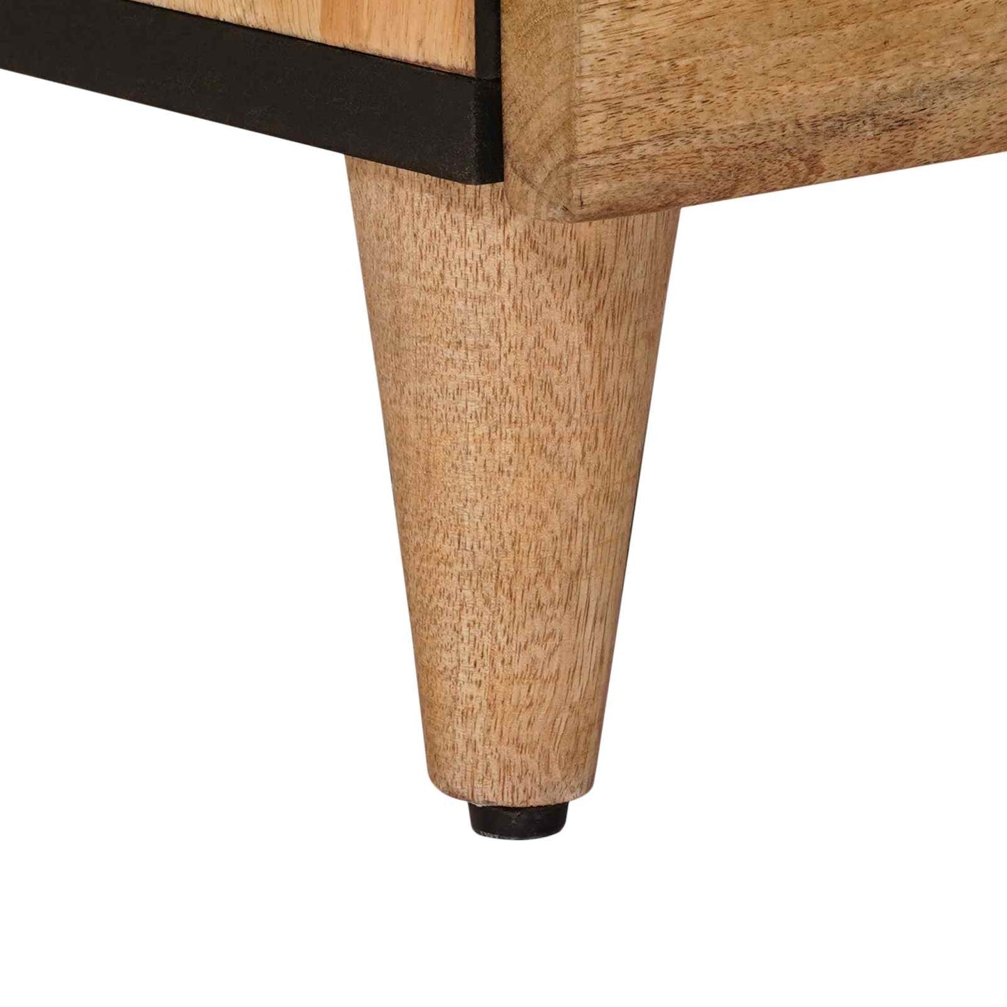 vidaXL Bedside Cabinet Natural 50 x 33 x 62 cm Solid Mango Wood