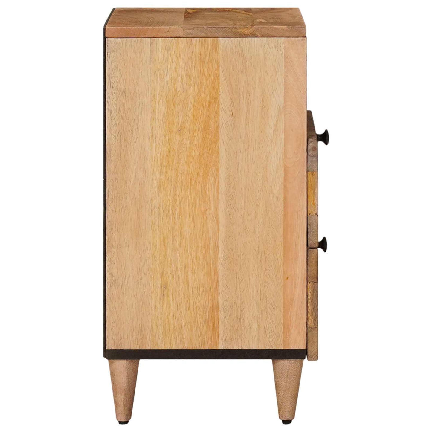 vidaXL Bedside Cabinet Natural 50 x 33 x 62 cm Solid Mango Wood