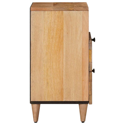vidaXL Bedside Cabinet Natural 50 x 33 x 62 cm Solid Mango Wood