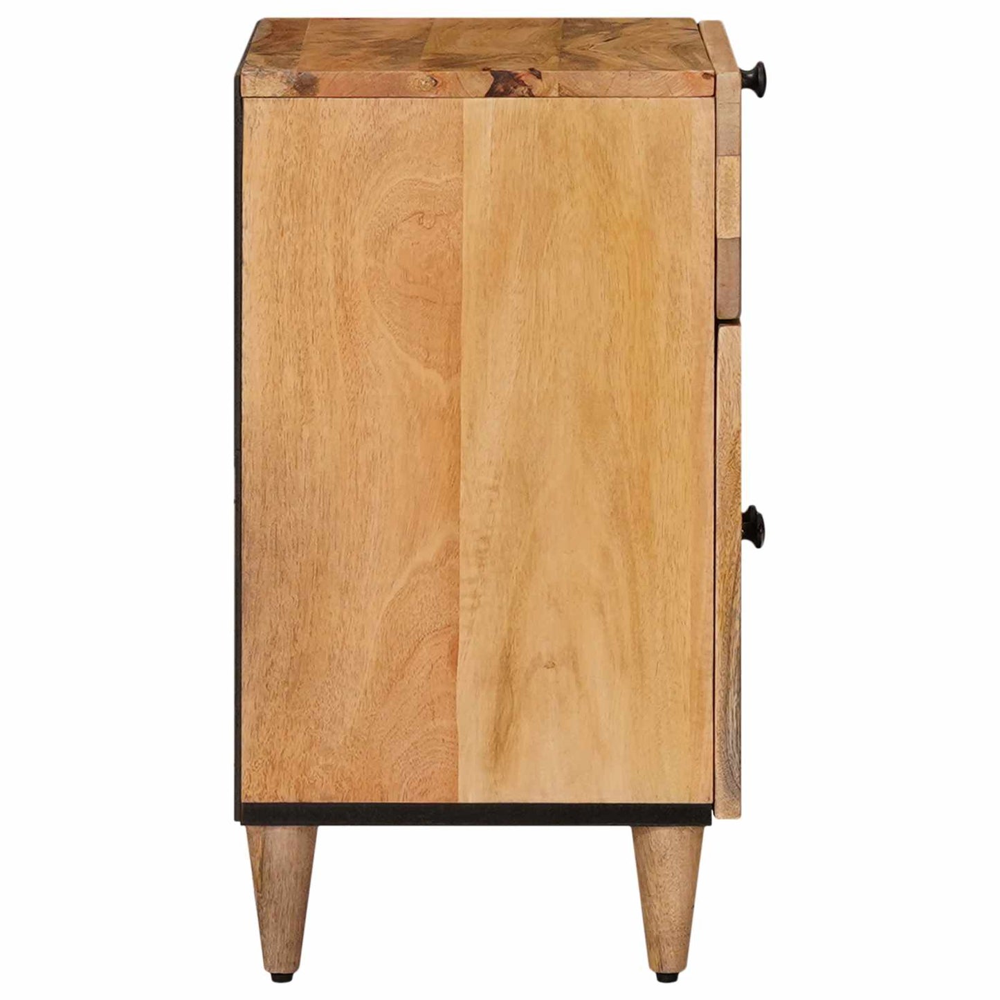 vidaXL Bedside Cabinet Natural 50 x 33 x 60 cm Solid Mango Wood