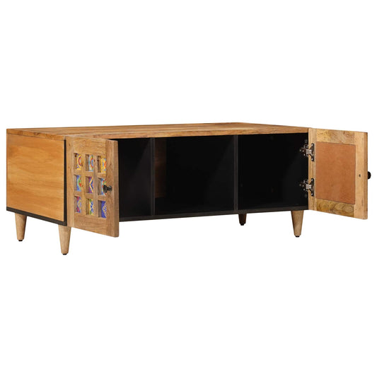 vidaXL Coffee Table Natural 100 x 54 x 40 cm Solid Mango Wood