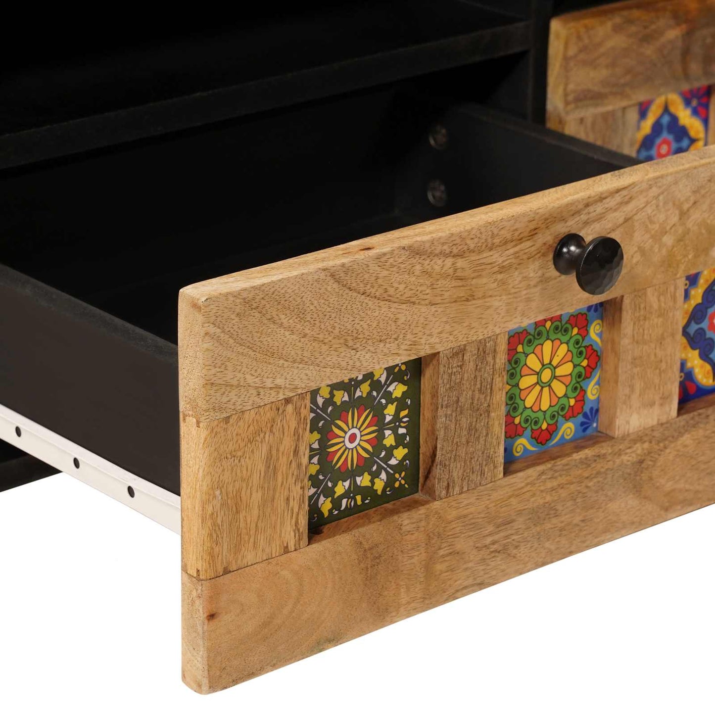 vidaXL Coffee Table Natural 80 x 54 x 40 cm Solid Mango Wood