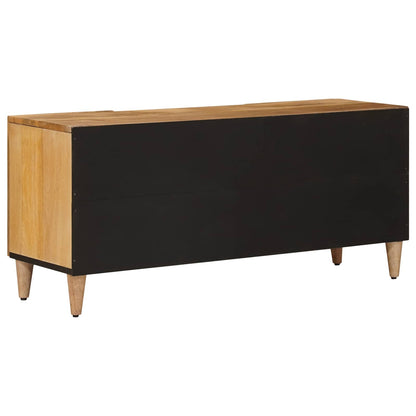 vidaXL TV Cabinet Natural 105 x 33.5 x 46 cm Solid Mango Wood