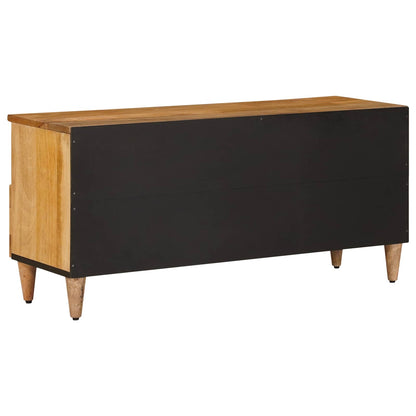 vidaXL TV Cabinet with Shelf Natural 100 x 33 x 46 cm Solid Mango Wood
