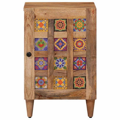 vidaXL Bathroom Cabinet Natural 38 x 33 x 58 cm Solid Mango Wood