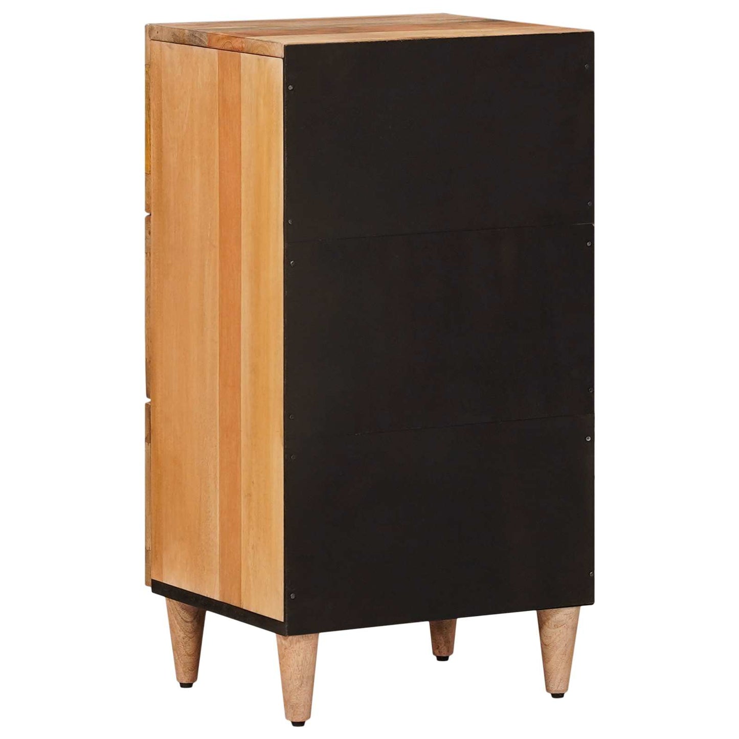 vidaXL Sideboard with Drawer Natural 40 x 33 x 75 cm Solid Mango Wood