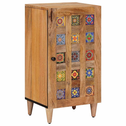 vidaXL Sideboard with Storage Natural 40 x 33 x 75 cm Solid Mango Wood