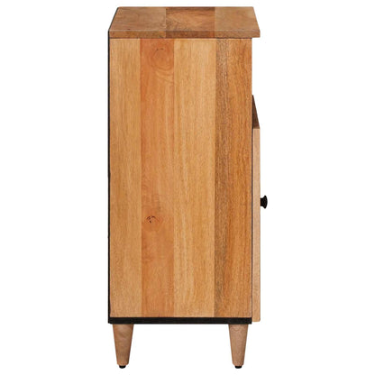 vidaXL Sideboard with Door Natural 60 x 33.5 x 75 cm Solid Mango Wood
