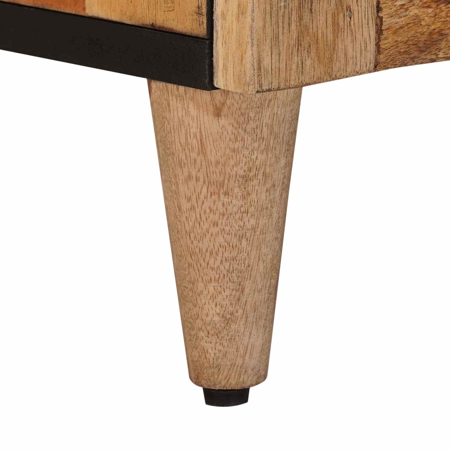 vidaXL Sideboard with Storage Natural 60 x 33 x 75 cm Solid Mango Wood