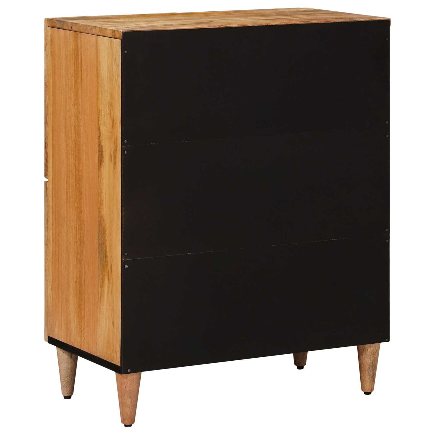 vidaXL Sideboard with Storage Natural 60 x 33 x 75 cm Solid Mango Wood