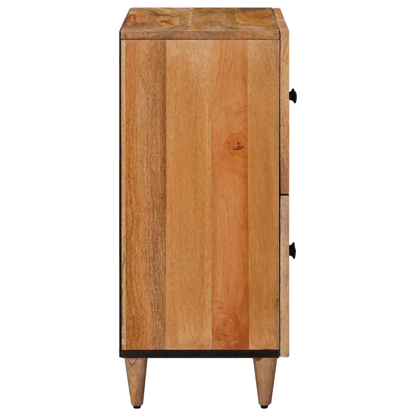 vidaXL Sideboard with Storage Natural 60 x 33 x 75 cm Solid Mango Wood