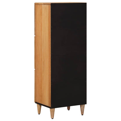 vidaXL Highboard with Door Natural 40 x 33 x 110 cm Solid Mango Wood