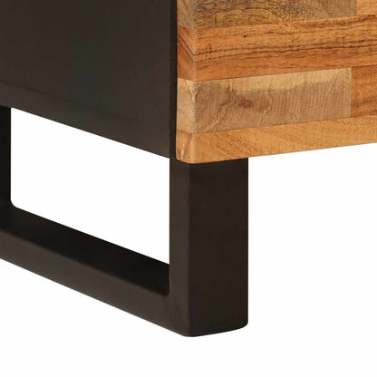 vidaXL Bedside Cabinet Brown 40 x 33 x 46 cm Solid Mango Wood