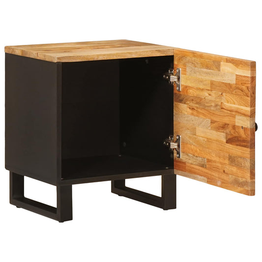 vidaXL Bedside Cabinet Brown 40 x 33 x 46 cm Solid Mango Wood