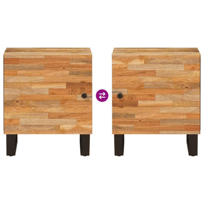 vidaXL Bedside Cabinet Brown 40 x 33 x 46 cm Solid Mango Wood