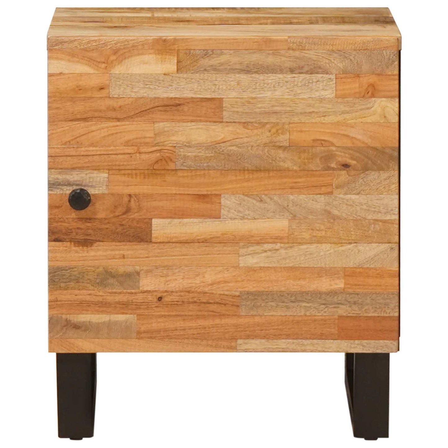 vidaXL Bedside Cabinet 2 pcs Brown 40 x 33 x 46 cm Solid Mango Wood