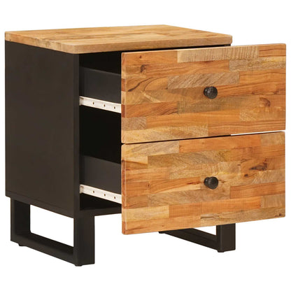 vidaXL Bedside Cabinet Brown 40 x 33 x 46 cm Solid Mango Wood