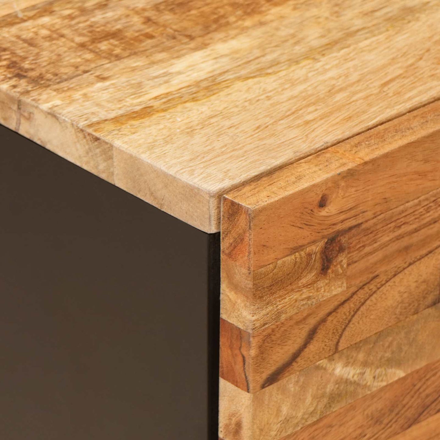 vidaXL Bedside Cabinet 2 pcs Brown 40 x 33 x 46 cm Solid Mango Wood
