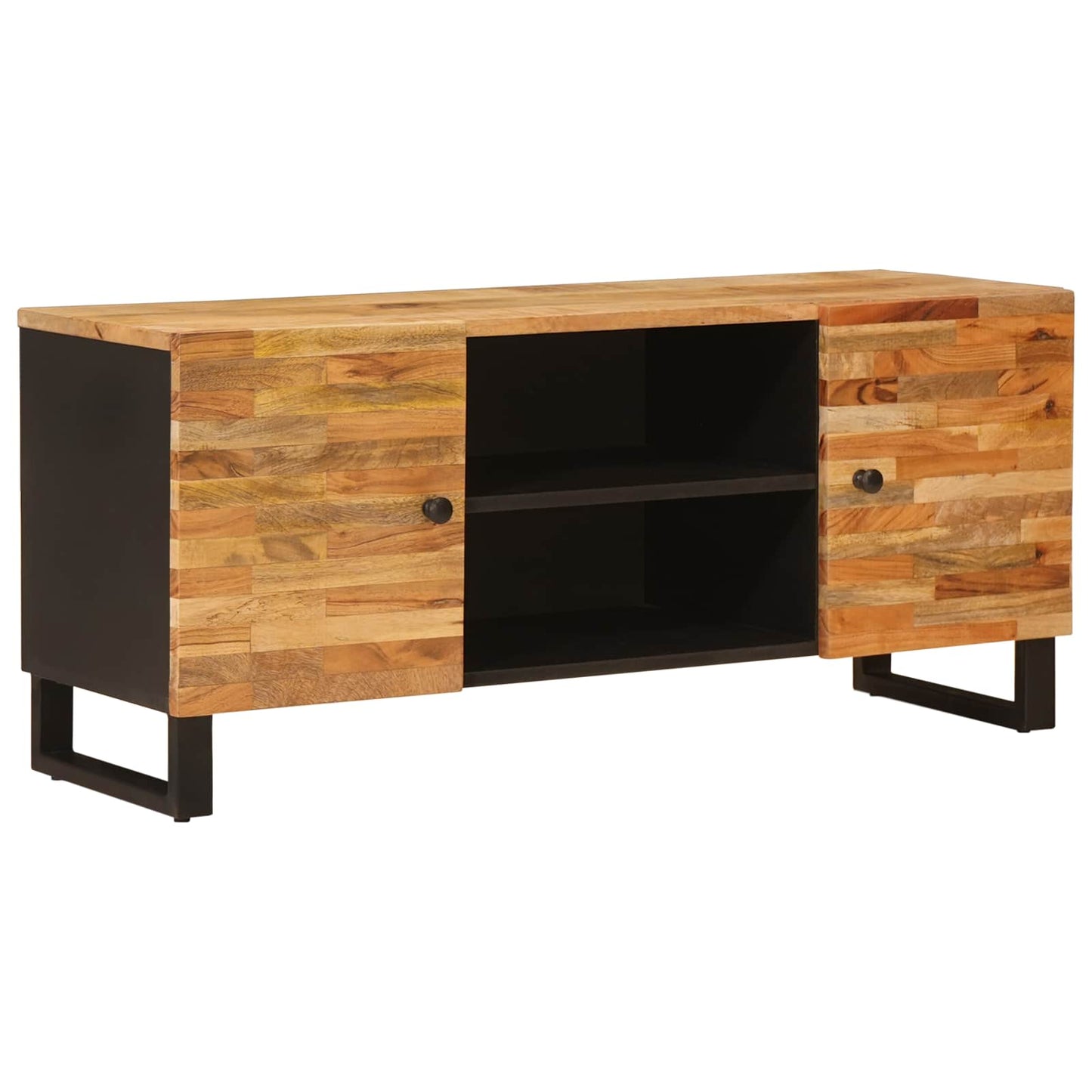 vidaXL TV Cabinet with Storage Brown 105 x 33 x 46 cm Solid Mango Wood