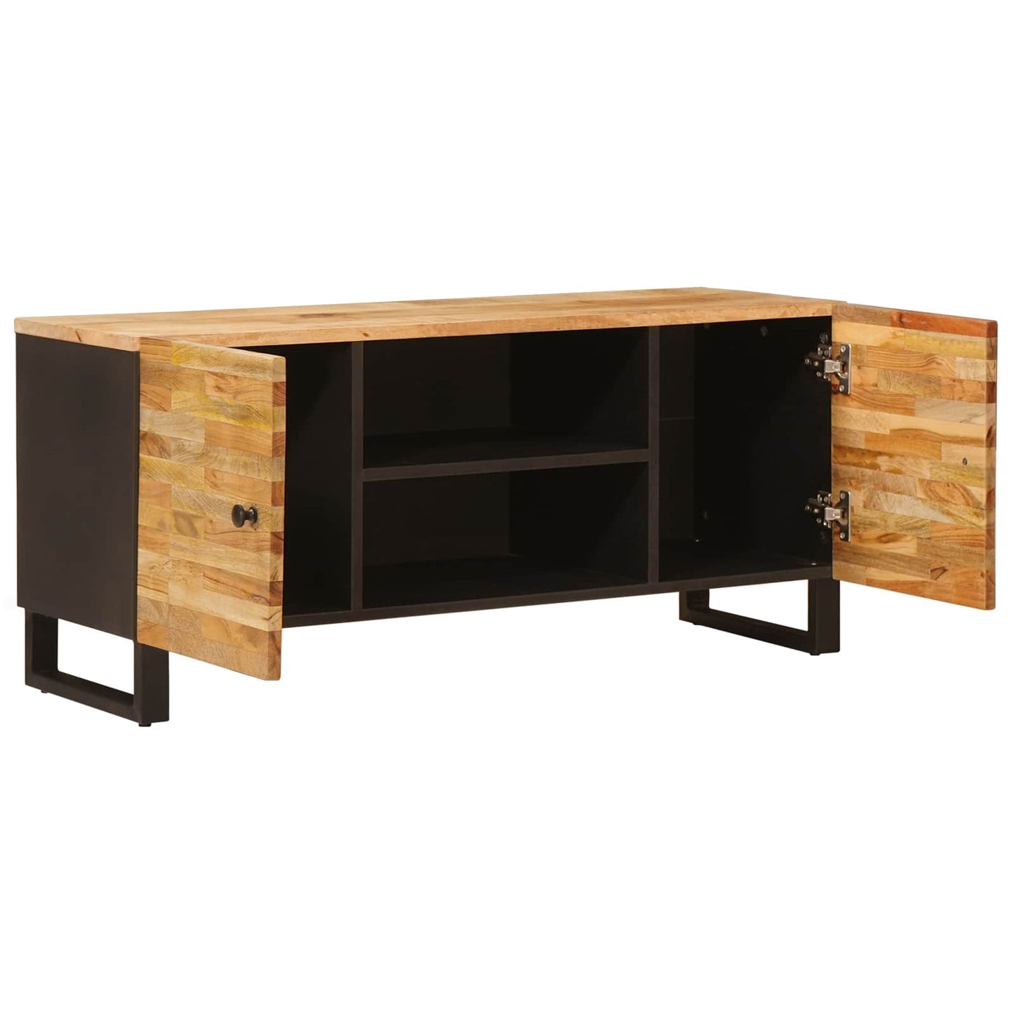 vidaXL TV Cabinet with Storage Brown 105 x 33 x 46 cm Solid Mango Wood