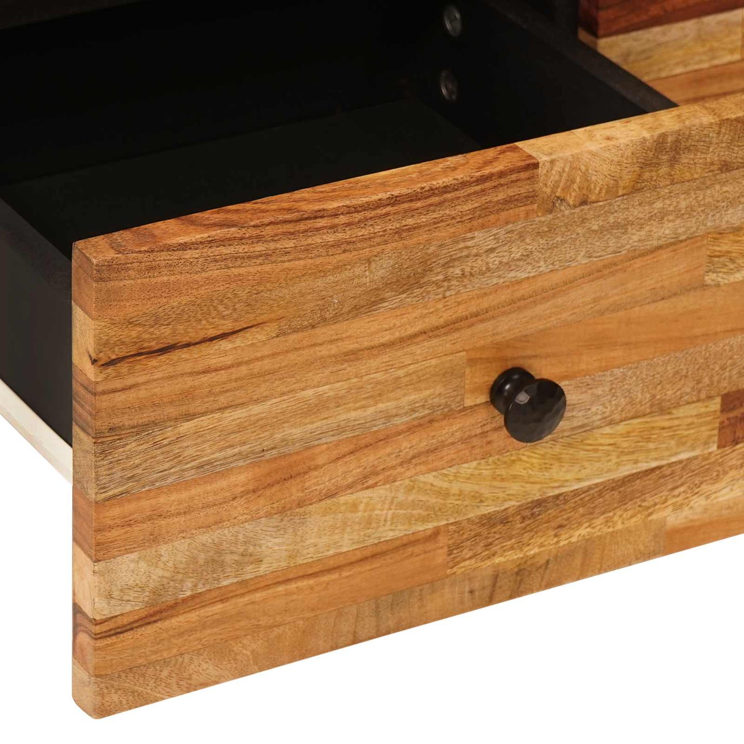 vidaXL TV Cabinet with Storage Brown 70 x 33 x 46 cm Solid Mango Wood