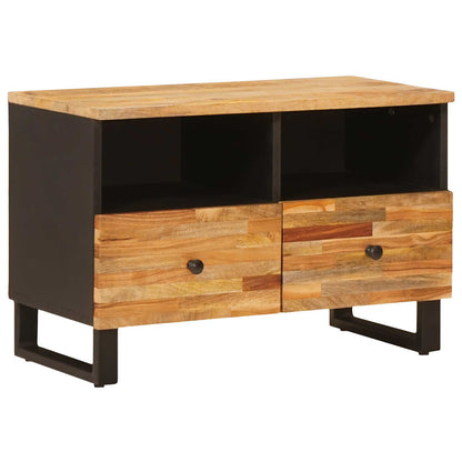 vidaXL TV Cabinet with Storage Brown 70 x 33 x 46 cm Solid Mango Wood