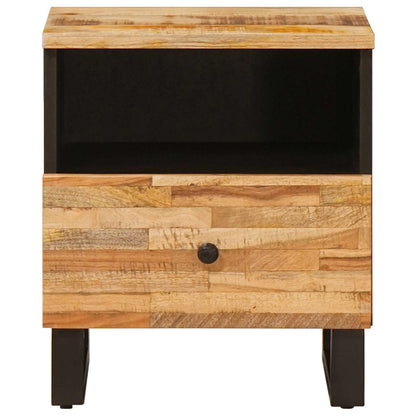 vidaXL Bed cabinet 2 pcs Brown 40 x 33 x 46 cm Solid Mango Wood