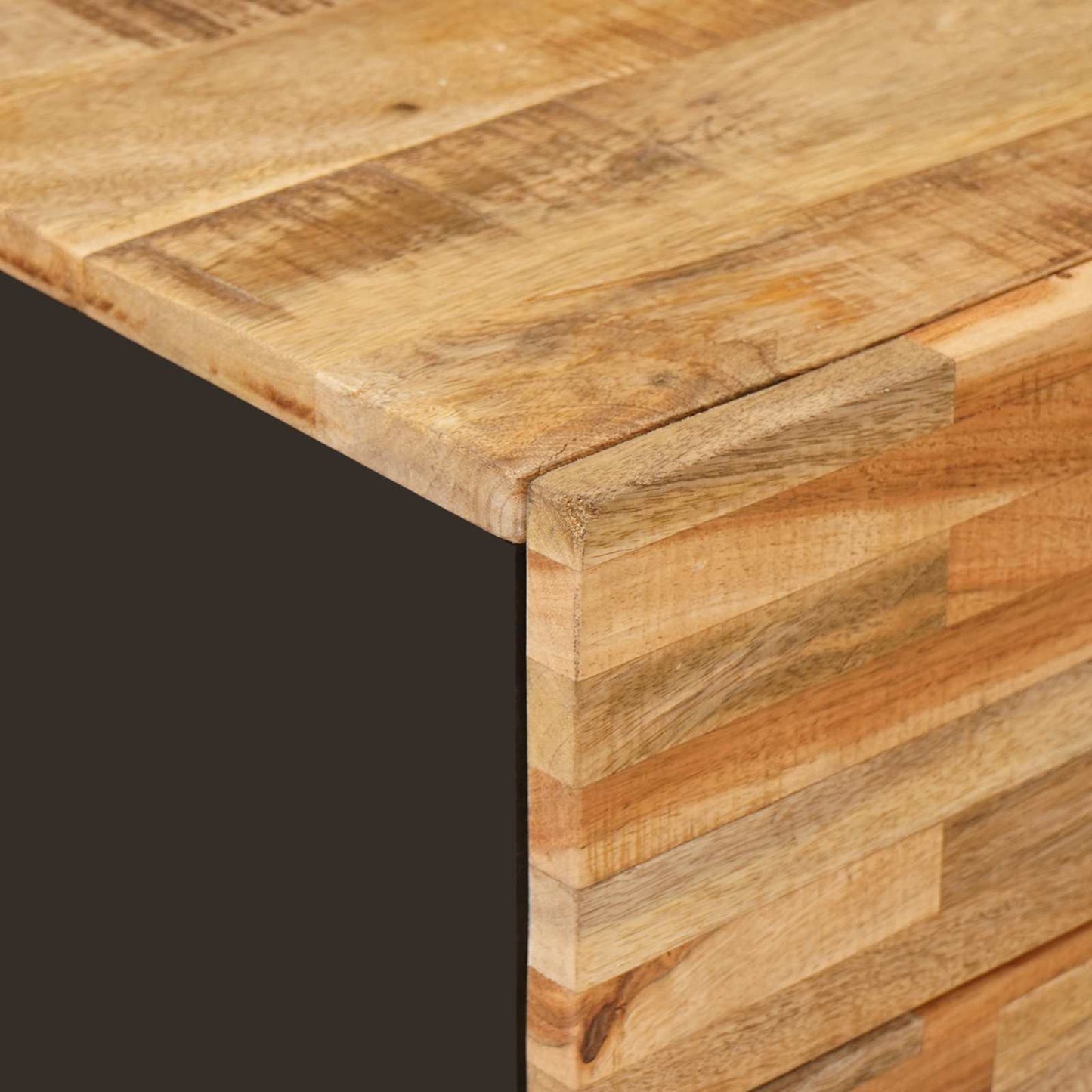 vidaXL Bed cabinet with Drawer Brown 50 x 33 x 60 cm Solid Mango Wood