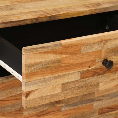 vidaXL Bed cabinet with Drawer Brown 50 x 33 x 60 cm Solid Mango Wood