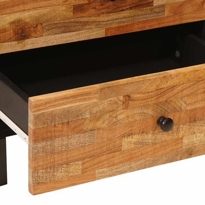 vidaXL Bed cabinet with Drawer Brown 50 x 33 x 62 cm Solid Mango Wood