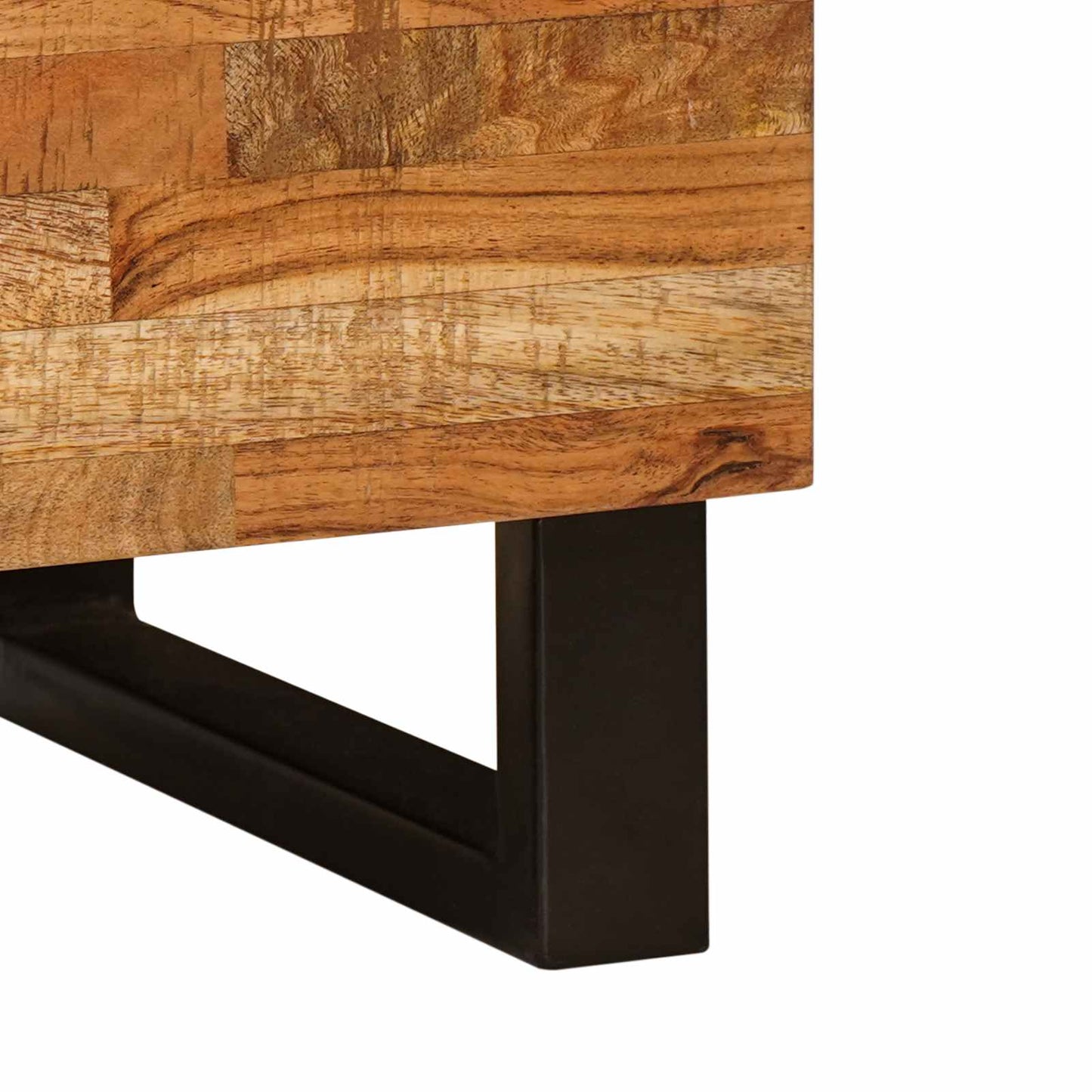 vidaXL Bed cabinet with Drawer Brown 50 x 33 x 62 cm Solid Mango Wood
