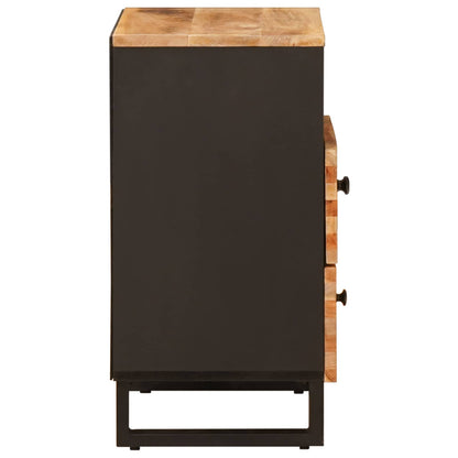 vidaXL Bed cabinet with Drawer Brown 50 x 33 x 62 cm Solid Mango Wood