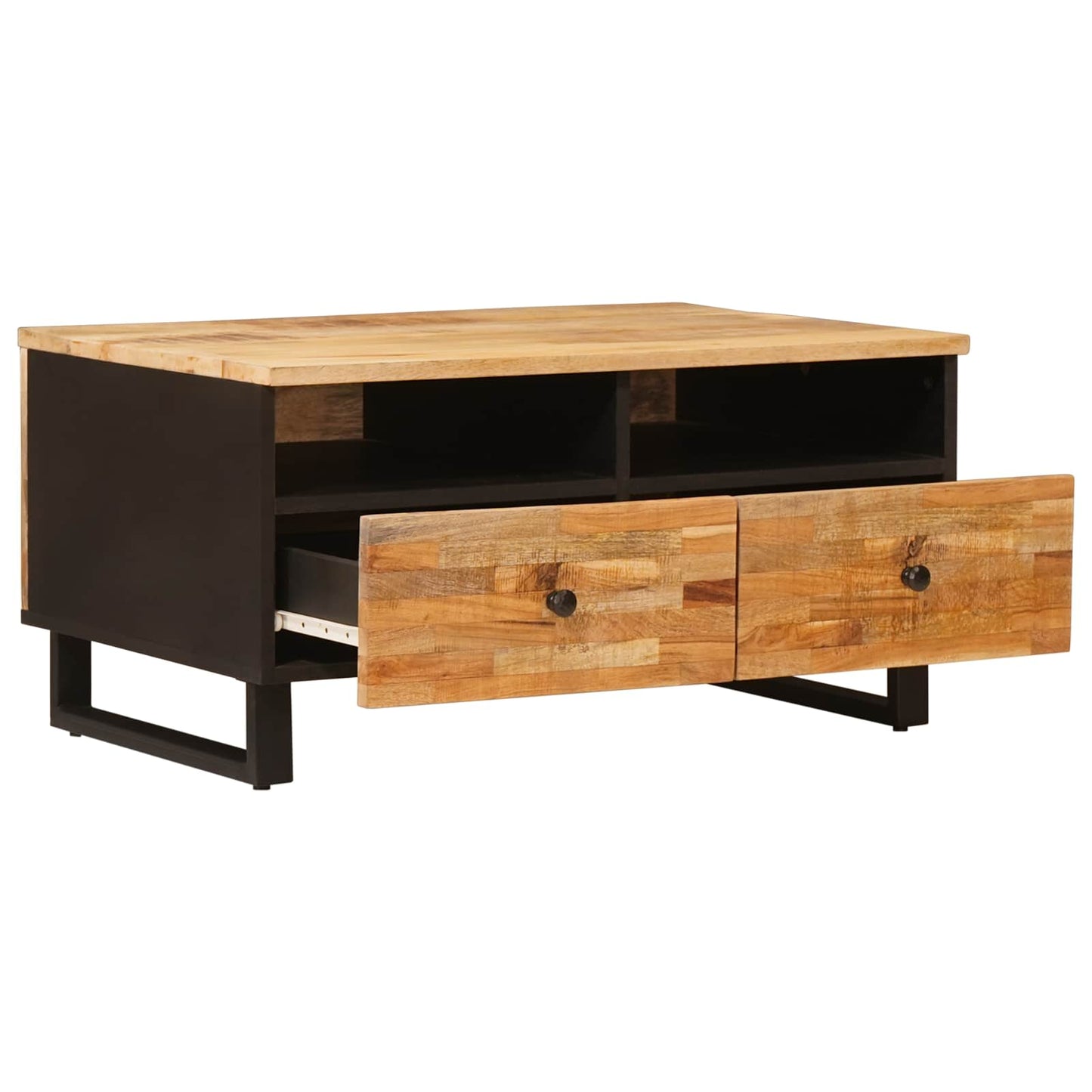 vidaXL Coffee Table with Drawer Brown 80 x 54 x 40 cm Solid Mango Wood