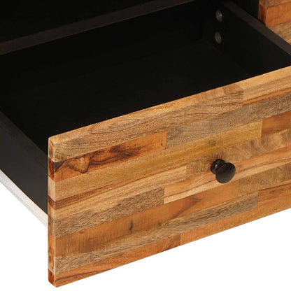 vidaXL TV Cabinet with Shelf Brown 105 x 33 x 46 cm Solid Mango Wood