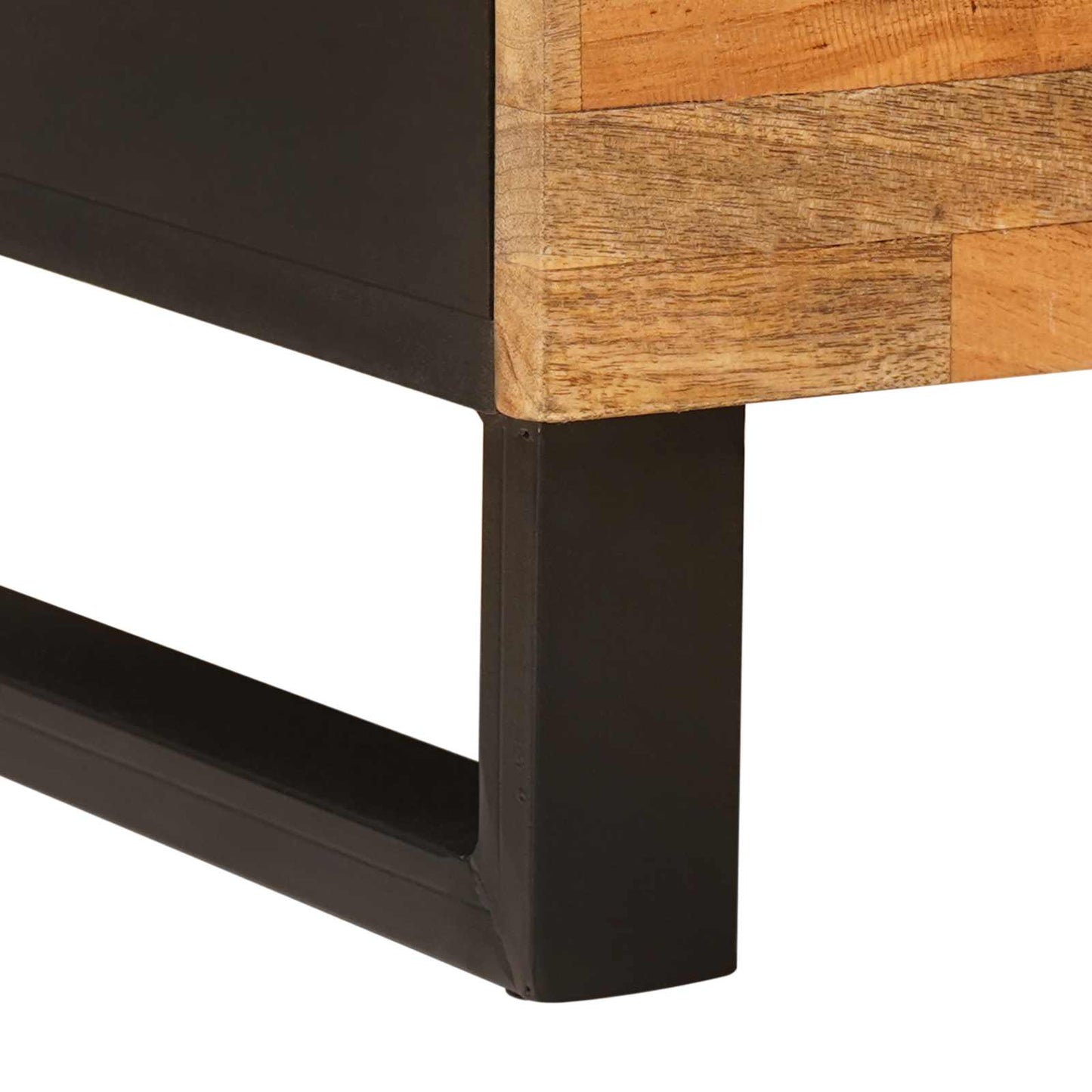 vidaXL TV Cabinet with Shelf Brown 105 x 33 x 46 cm Solid Mango Wood