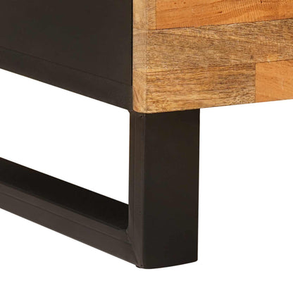 vidaXL TV Cabinet with Shelf Brown 105 x 33 x 46 cm Solid Mango Wood