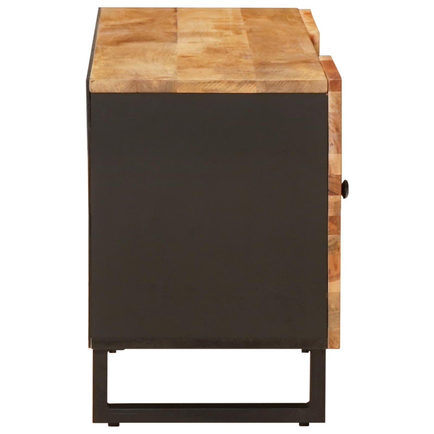 vidaXL TV Cabinet with Shelf Brown 105 x 33 x 46 cm Solid Mango Wood