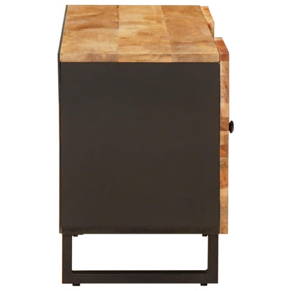 vidaXL TV Cabinet with Shelf Brown 105 x 33 x 46 cm Solid Mango Wood