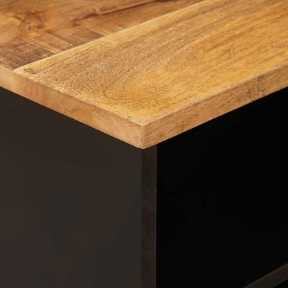 vidaXL TV Cabinet with Shelf Brown 80 x 33 x 46 cm Solid Mango Wood