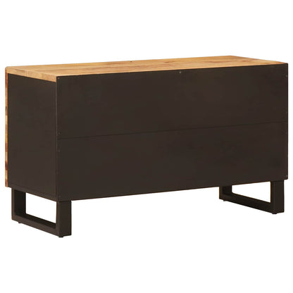 vidaXL TV Cabinet with Shelf Brown 80 x 33 x 46 cm Solid Mango Wood