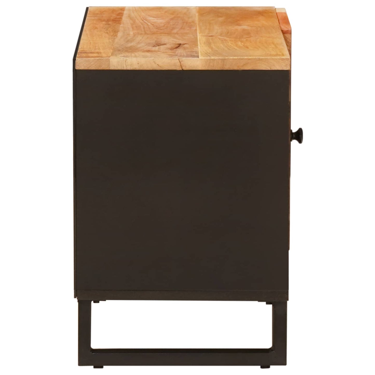 vidaXL TV Cabinet with Shelf Brown 80 x 33 x 46 cm Solid Mango Wood
