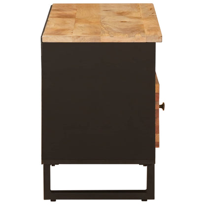 vidaXL TV Cabinet with Drawer Brown 100 x 33 x 46 cm Solid Mango Wood